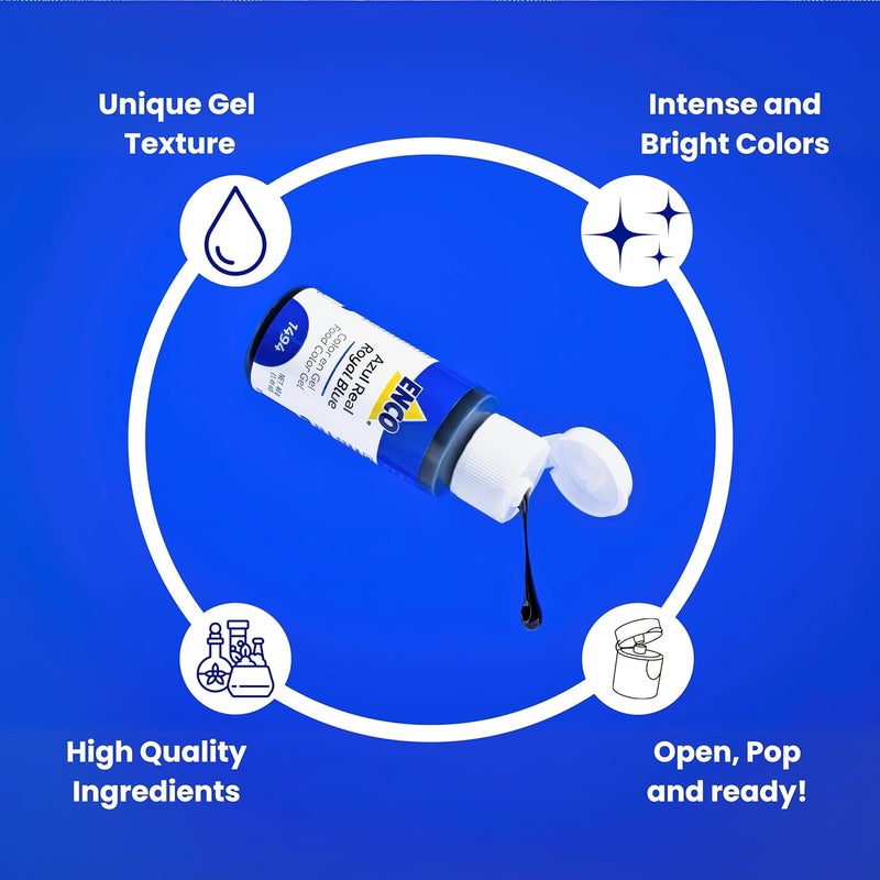 ENCO Royal Blue Gel Food Coloring 1.41 oz - Image 2